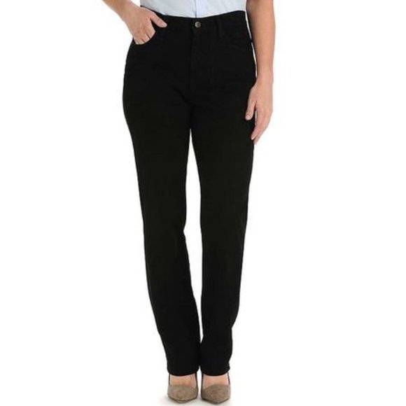 Lee Denim - Lee Womens Relaxed Fit Straight Leg Black Jean NWT